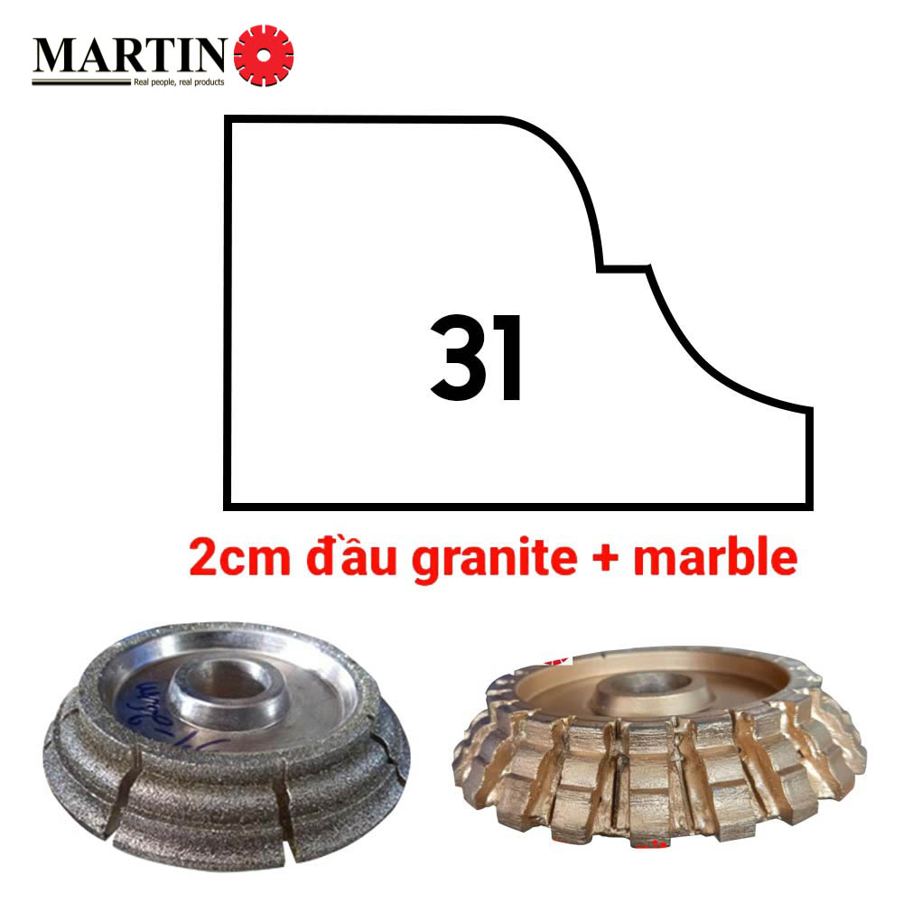 Đầu soi 31 - 2cm - Granite - Marble