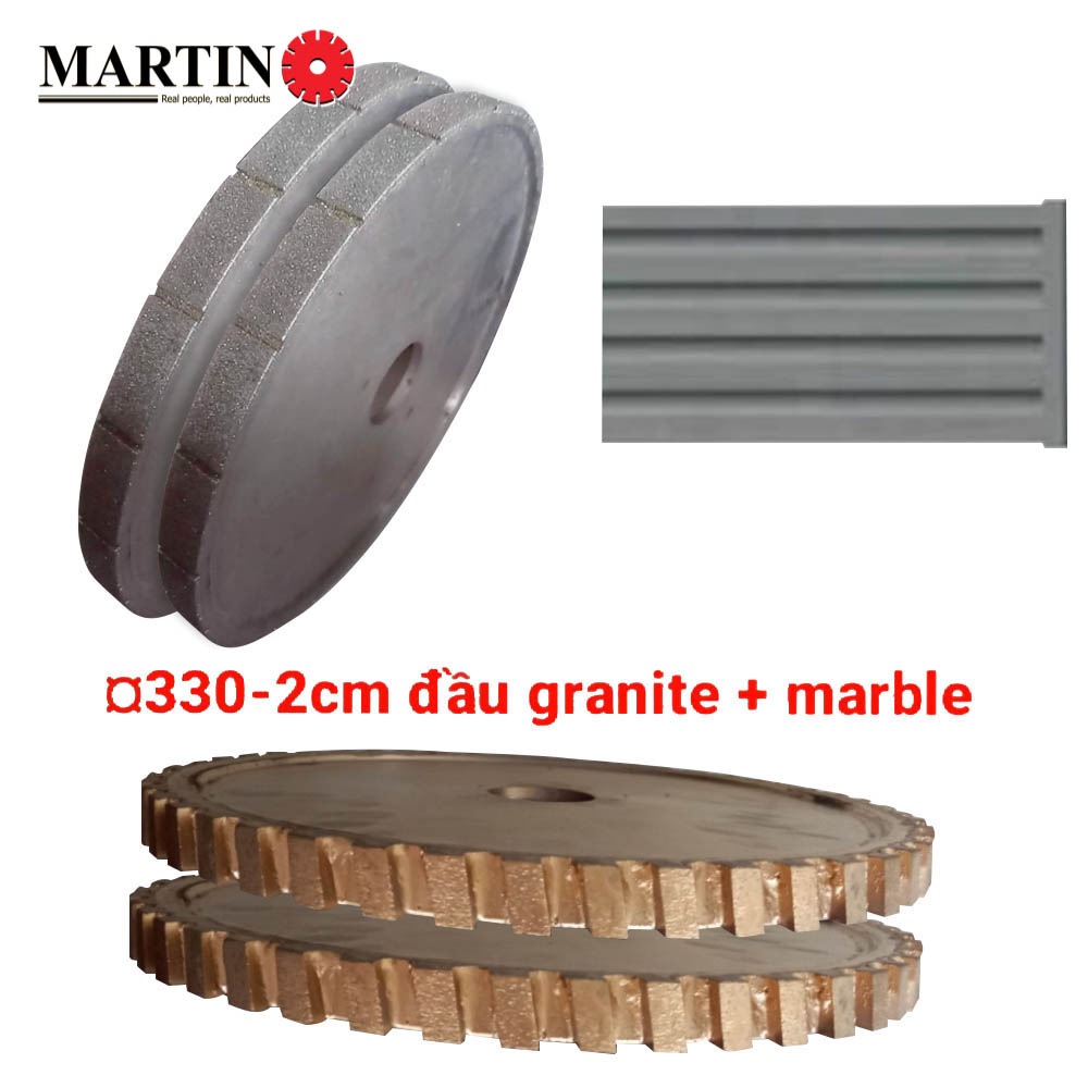 Đầu phào bằng - Ø330 - 2cm - Granite - Marble