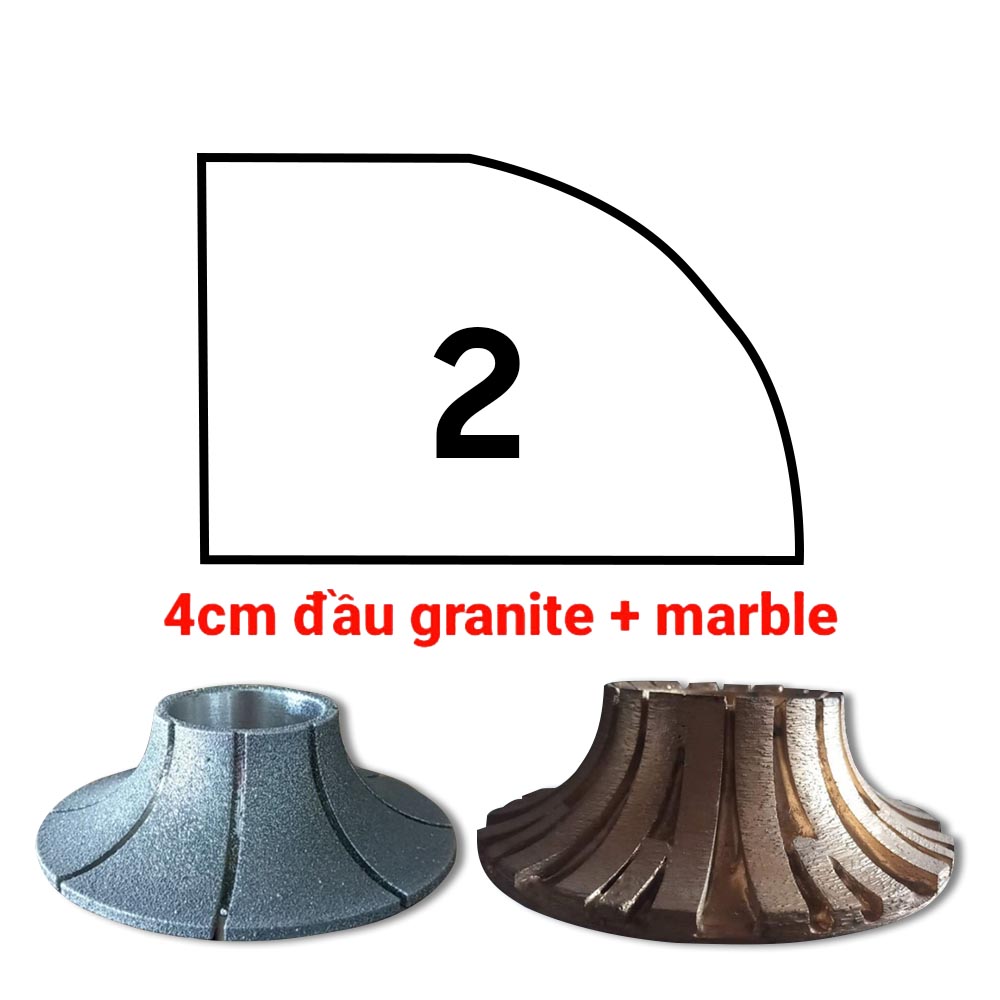 Đầu soi 2 - 4cm - Granite - Marble